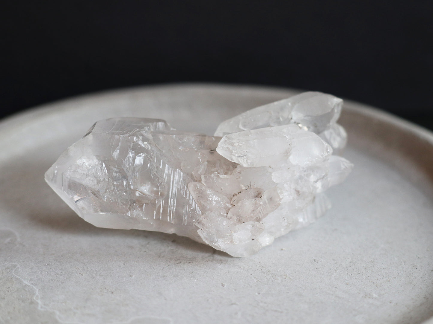 エレスチャル、レインボー、ダブルポイント、ガネーシュヒマール産ヒマラヤ水晶原石PN:GG-127