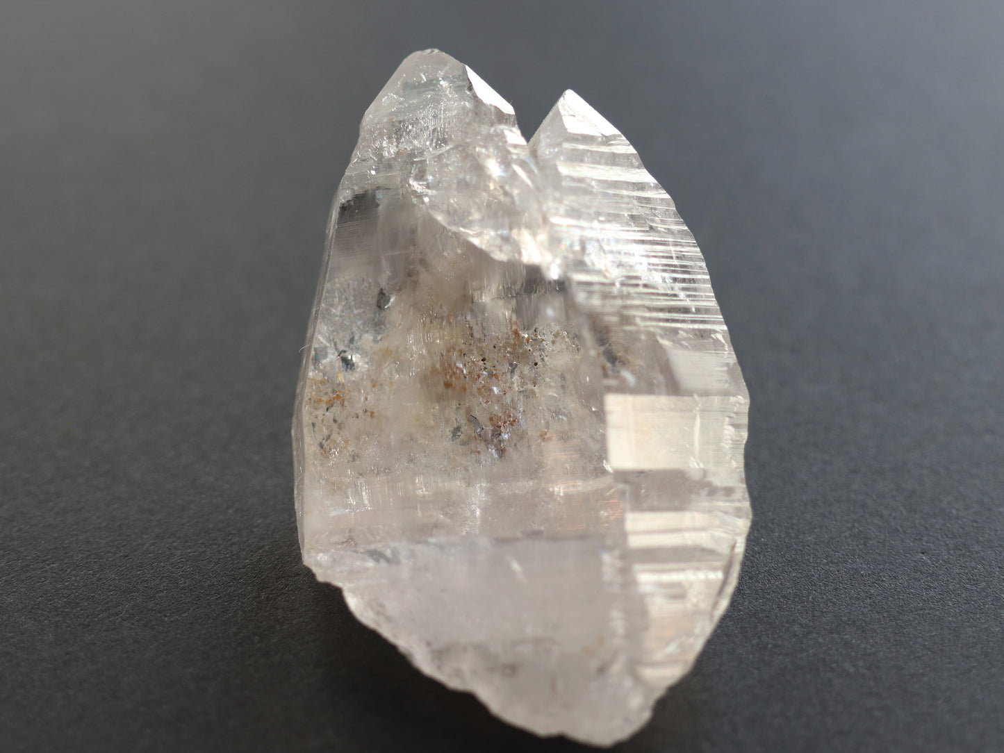 ガネーシュヒマール産ヒマラヤ水晶セプター、ツインソウル原石PN:GG-365