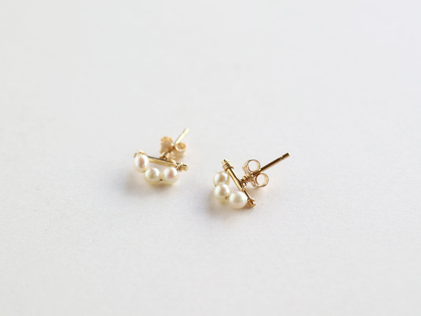 ◆ItoMe Stone◆ピアス*あこや真珠、TホストPN:IPS-202