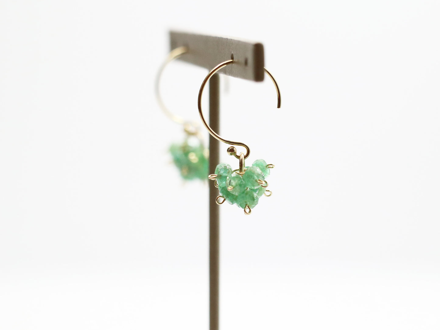 ◆ItoMe Stone◆ピアス*エメラルドピアスPN:IPS-256