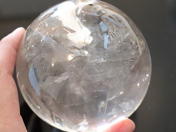ガネーシュヒマール産 ヒマラヤ 水晶 ボール 1194gCrystalbowl