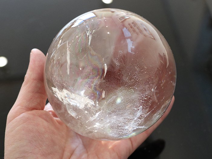 ガネーシュヒマール産 ヒマラヤ 水晶 ボール 1194gCrystalbowl