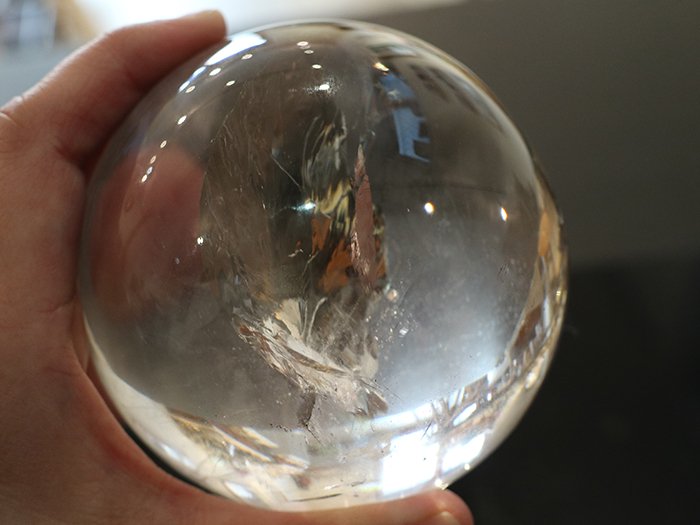 ガネーシュヒマール産 ヒマラヤ 水晶 ボール 1194gCrystalbowl