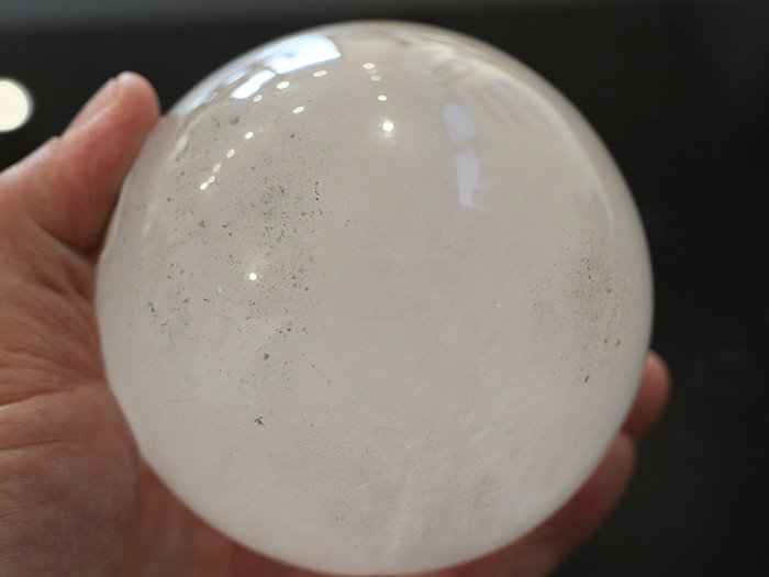 ガネーシュヒマール産 ヒマラヤ水晶ボール890gCrystalbowl