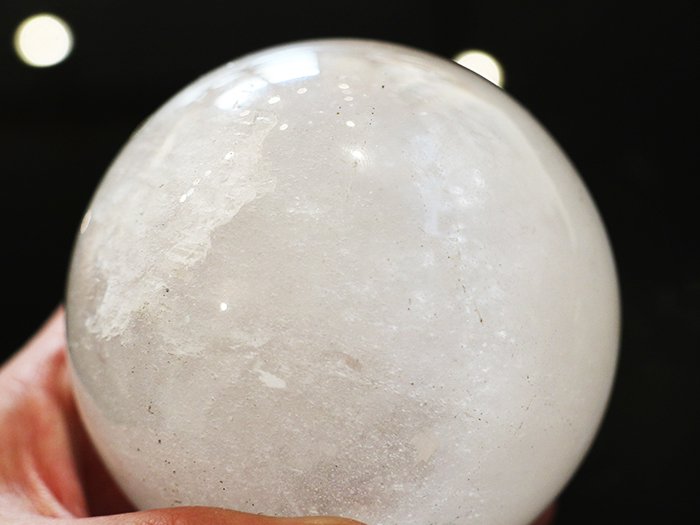 ガネーシュヒマール産 ヒマラヤ水晶ボール890gCrystalbowl