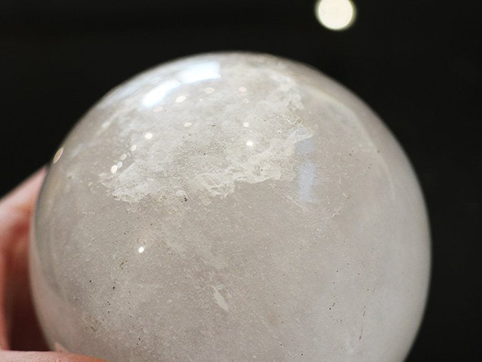 ガネーシュヒマール産 ヒマラヤ水晶ボール890gCrystalbowl