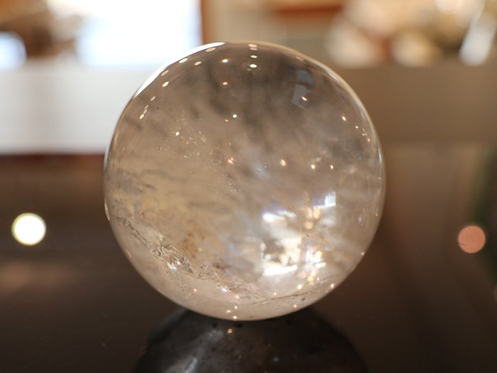ガネーシュヒマール産 ヒマラヤ水晶ボール497gCrystalbowl