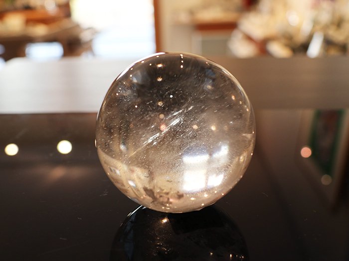 ガネーシュヒマール産 ヒマラヤ水晶ボール399gCrystalbowl