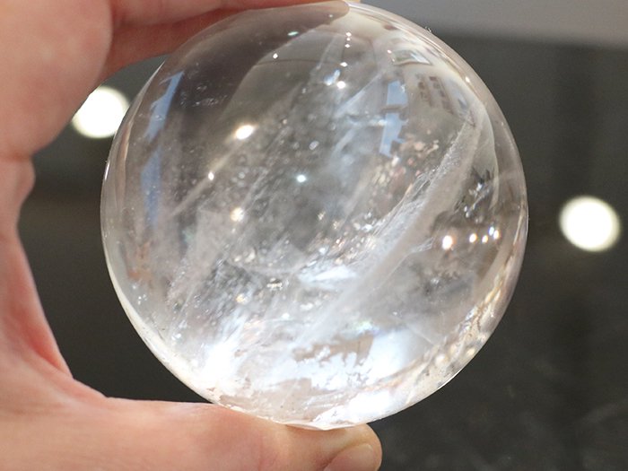 ガネーシュヒマール産 ヒマラヤ水晶ボール399gCrystalbowl