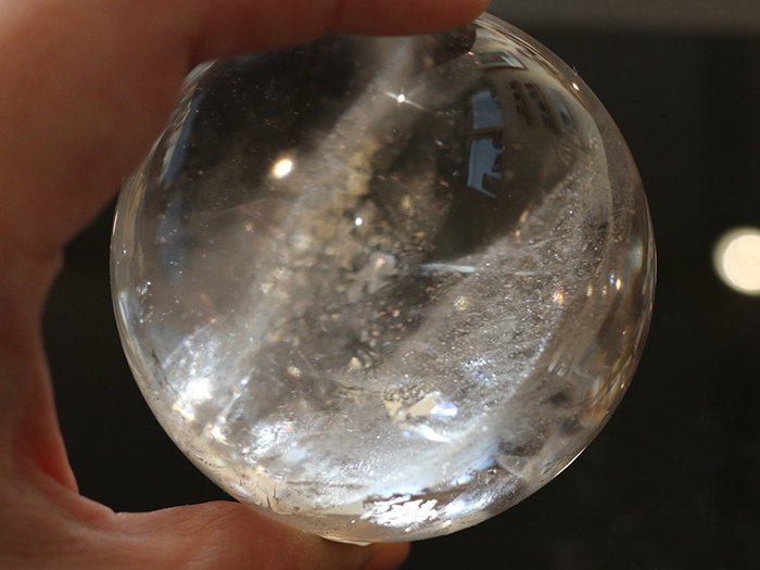 ガネーシュヒマール産 ヒマラヤ水晶ボール399gCrystalbowl