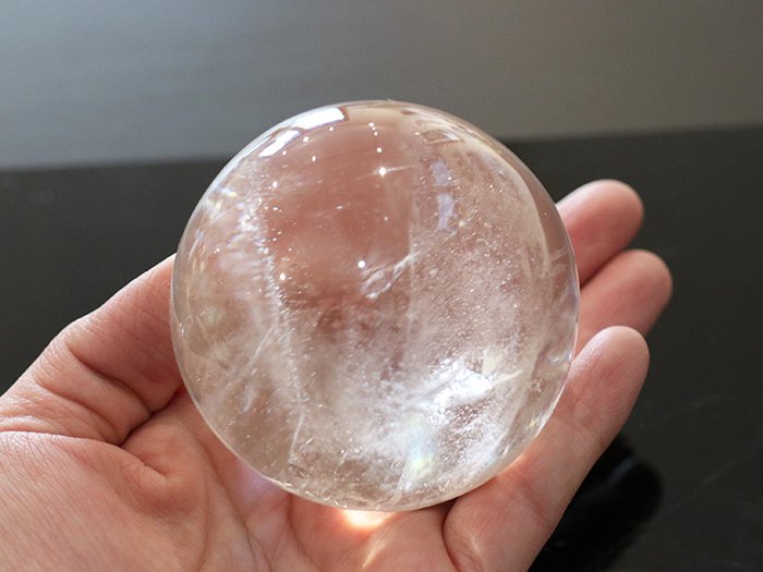 ガネーシュヒマール産 ヒマラヤ水晶ボール399gCrystalbowl