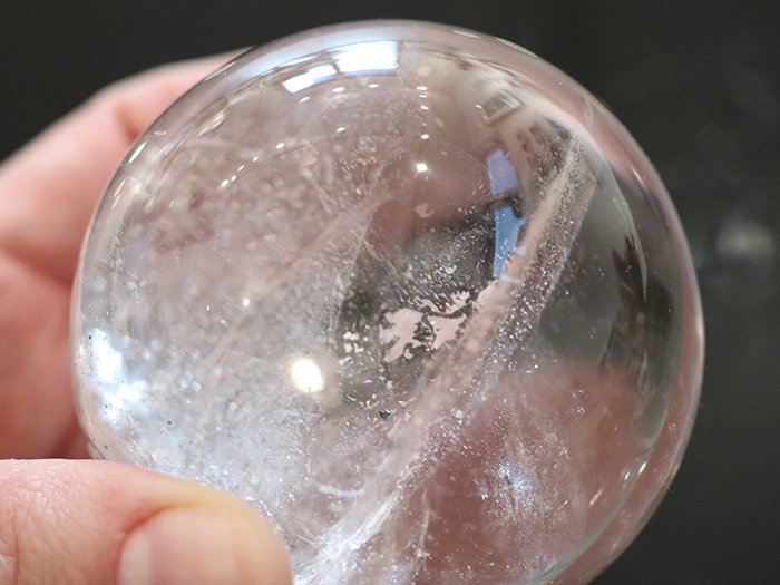 ガネーシュヒマール産 ヒマラヤ水晶ボール399gCrystalbowl