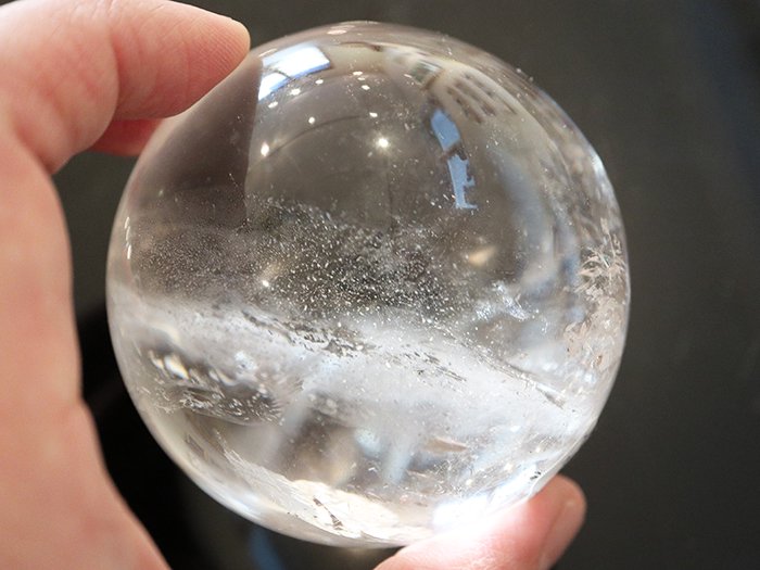ガネーシュヒマール産 ヒマラヤ水晶ボール399gCrystalbowl