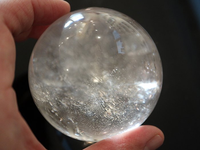ガネーシュヒマール産 ヒマラヤ水晶ボール399gCrystalbowl