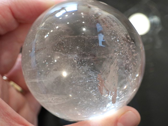 ガネーシュヒマール産 ヒマラヤ水晶ボール399gCrystalbowl