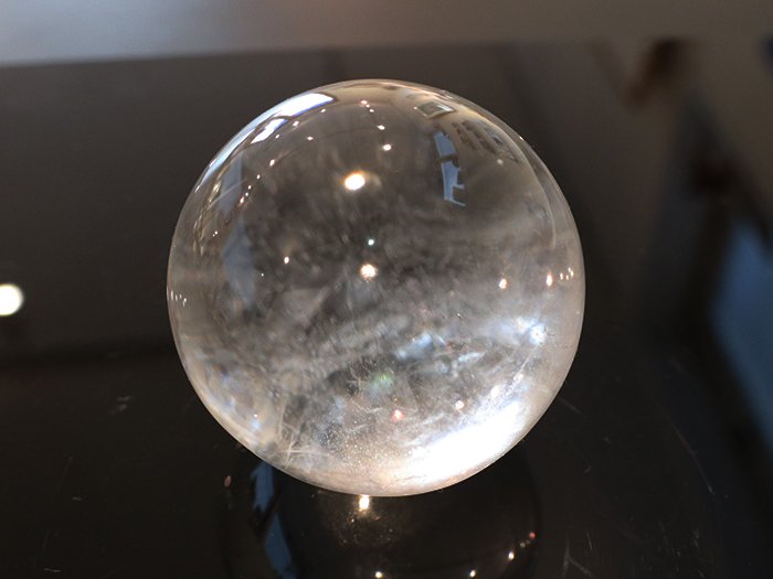 ガネーシュヒマール産 ヒマラヤ水晶ボール458gCrystalbowl