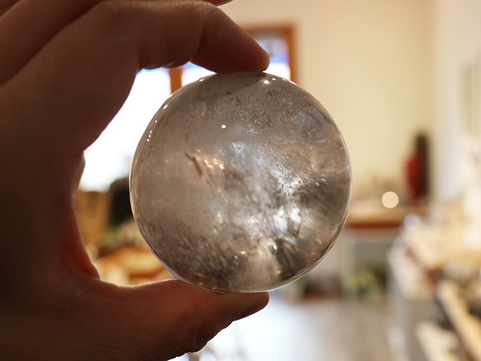 ガネーシュヒマール産 ヒマラヤ水晶ボール291gCrystalbowl