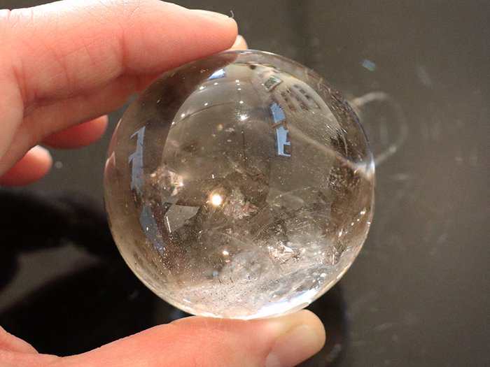 スモーキー ヒマラヤ 水晶ボール 179gCrystalbowl