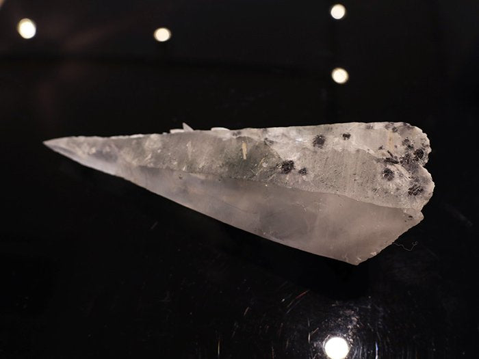ガネーシュヒマール産ヒマラヤ水晶インプリントロングクリスタル原石PN:GG-041
