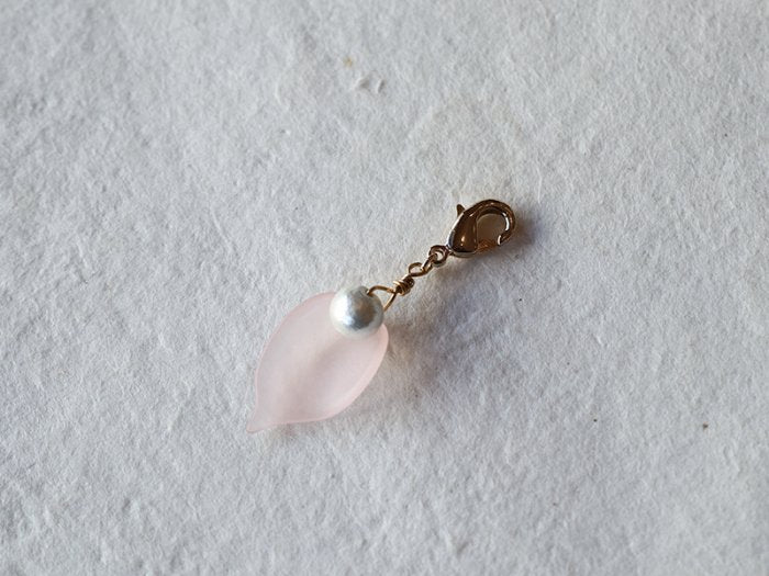 送料無料*マスクアクセサリー、チャームコットンパール◆ItoMe Stone◆