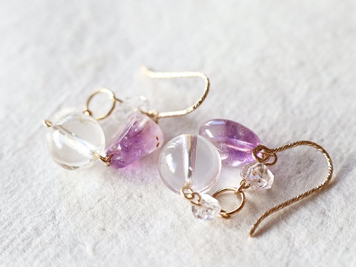 ItoMeオリジナルハンドメイドピアス