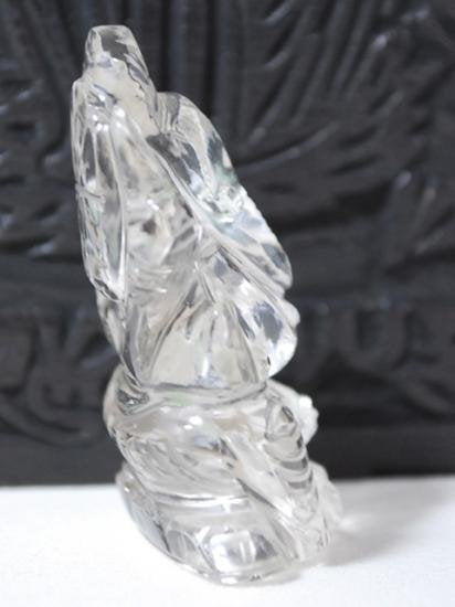ガネーシュヒマール産ヒマラヤ水晶クラスターイエロッシュ原石PN:GG-326