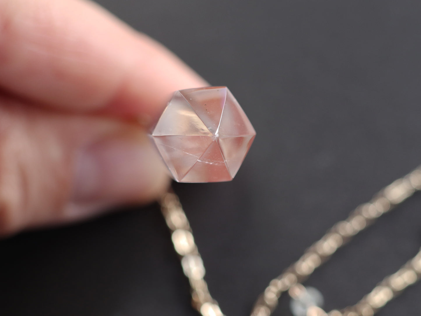ガネーシュヒマール産 ヒマラヤ水晶 ダウジング ペンジュラム 振り子 におすすめ アクアマリン