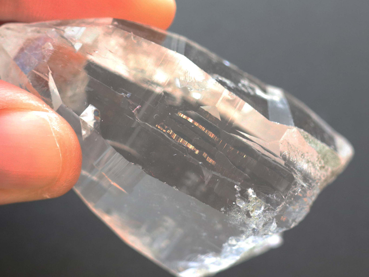 ガネーシュヒマール産ヒマラヤ水晶ストゥーパ原石PN:GG-391