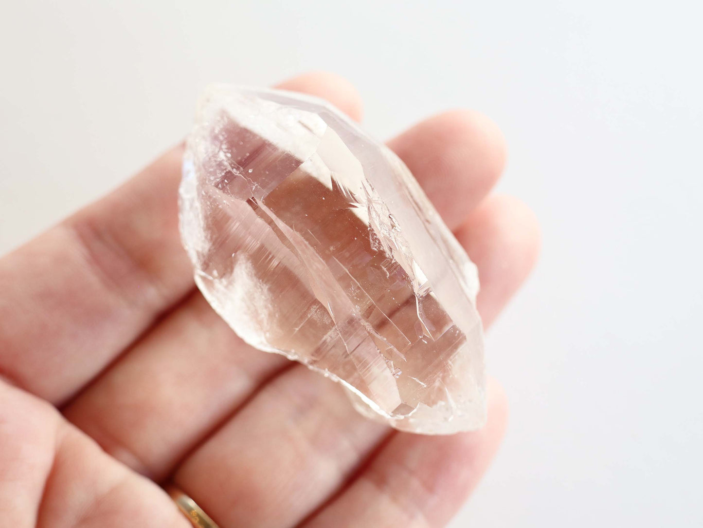 ガネーシュヒマール産ヒマラヤ水晶ダブルポイント原石PN:GG-054