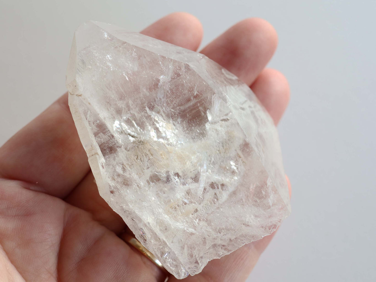 ガネーシュヒマール産ヒマラヤ水晶タビュラー、イシス原石PN:GG-061