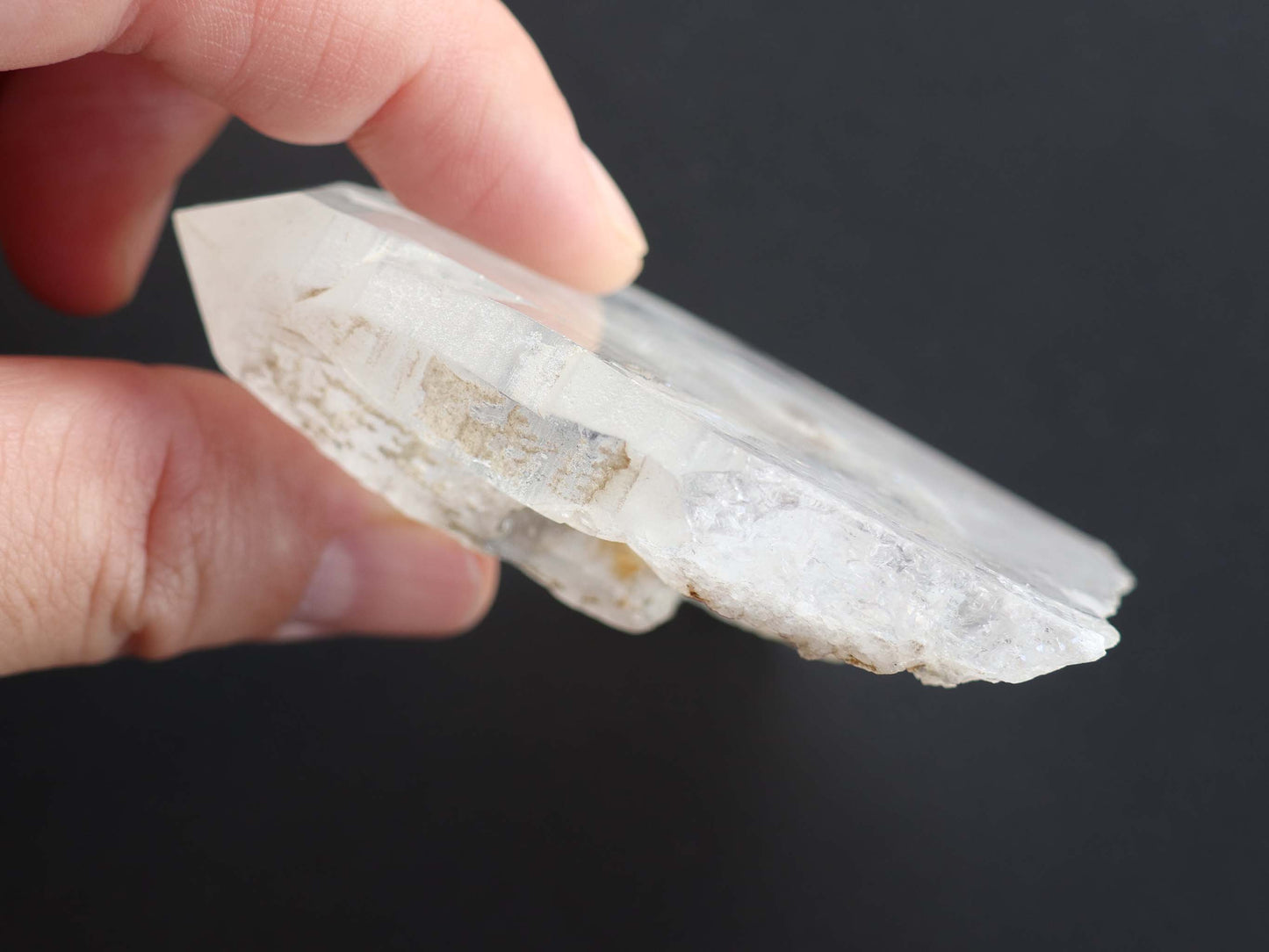 ガネーシュヒマール産ヒマラヤ水晶タビュラー、イシス原石PN:GG-061