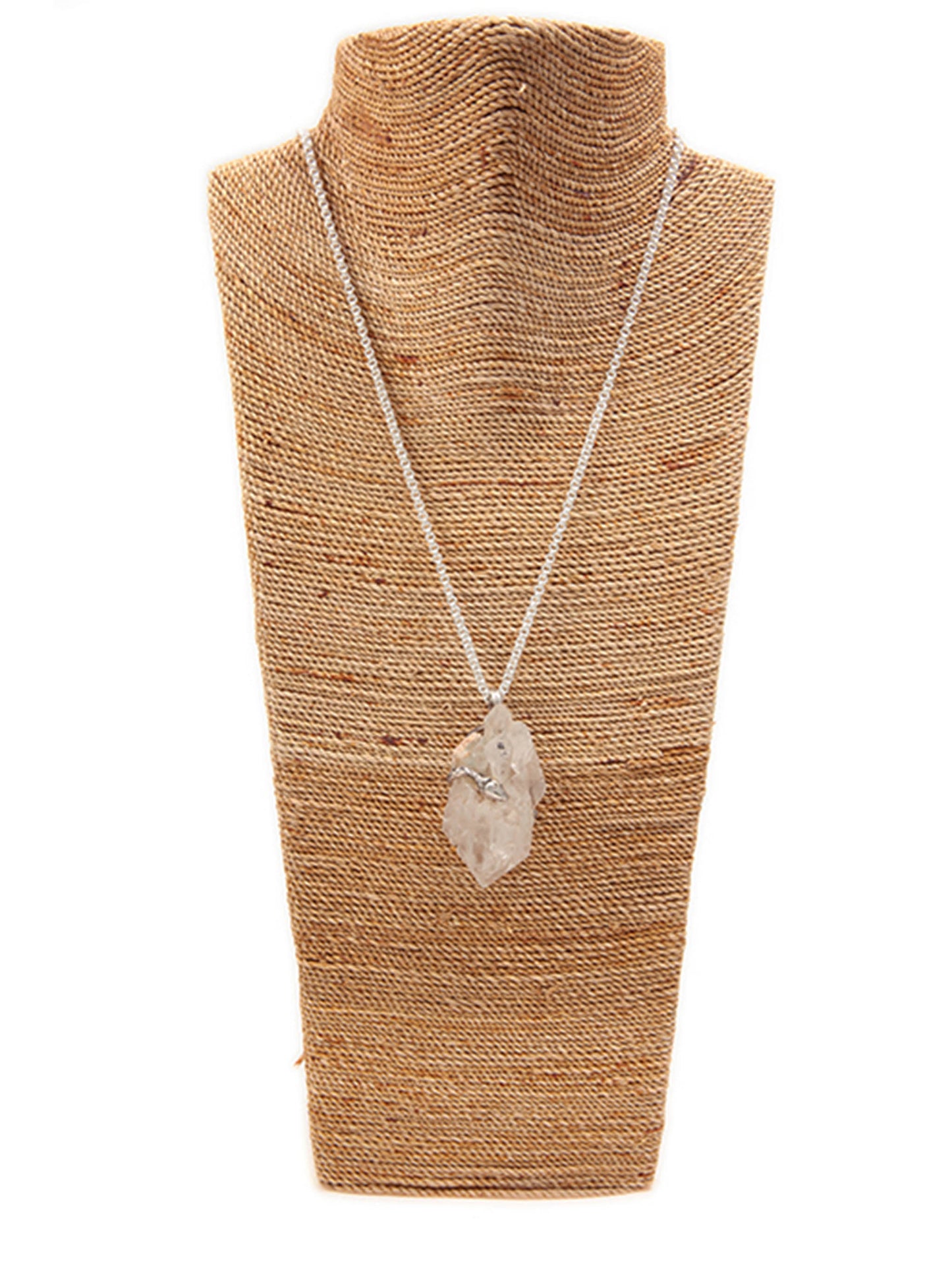 (ナーガデザイン)ヒマラヤガネーシュヒマール産原石エレスチャル水晶ペンダントトップPN:HCS-S06