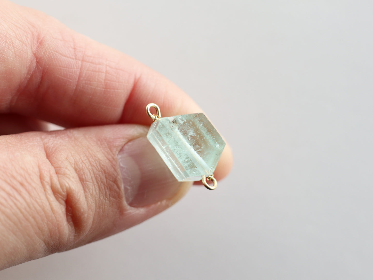 ◆ItoMe Stone◆カンチェンジュンガ産アクアマリン 14KGFペンダントPN:INE47