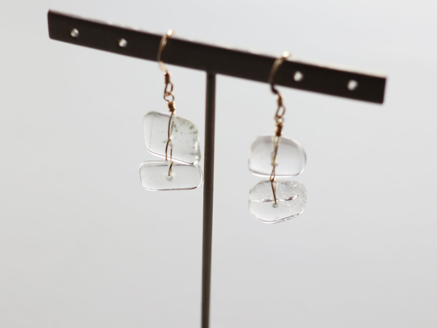 ◆ItoMe Stone◆ピアス*ガネーシュヒマール産ヒマラヤ水晶 PN:IPS-133