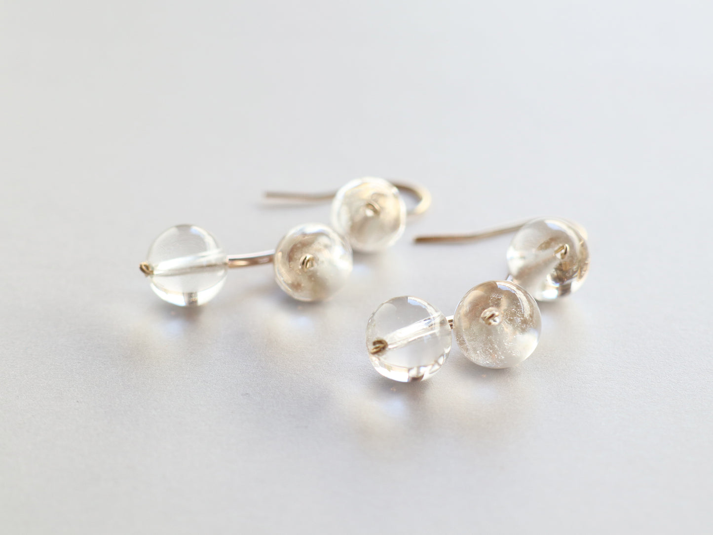 ◆ItoMe Stone◆ピアス*ガネーシュヒマール産ヒマラヤ水晶 PN:IPS-140