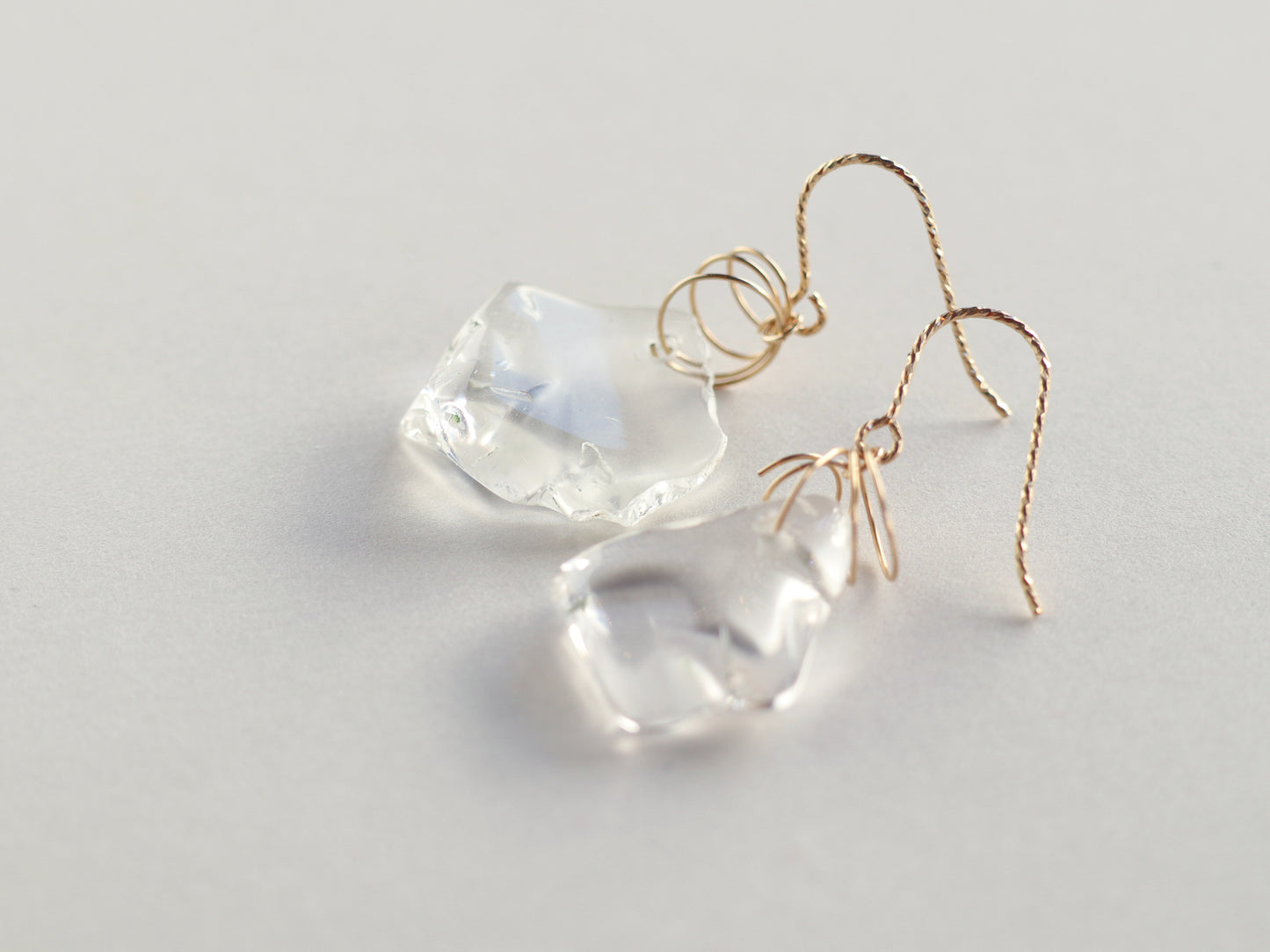 ◆ItoMe Stone◆ピアス*ガネーシュヒマール産水晶 PN:IPS-148