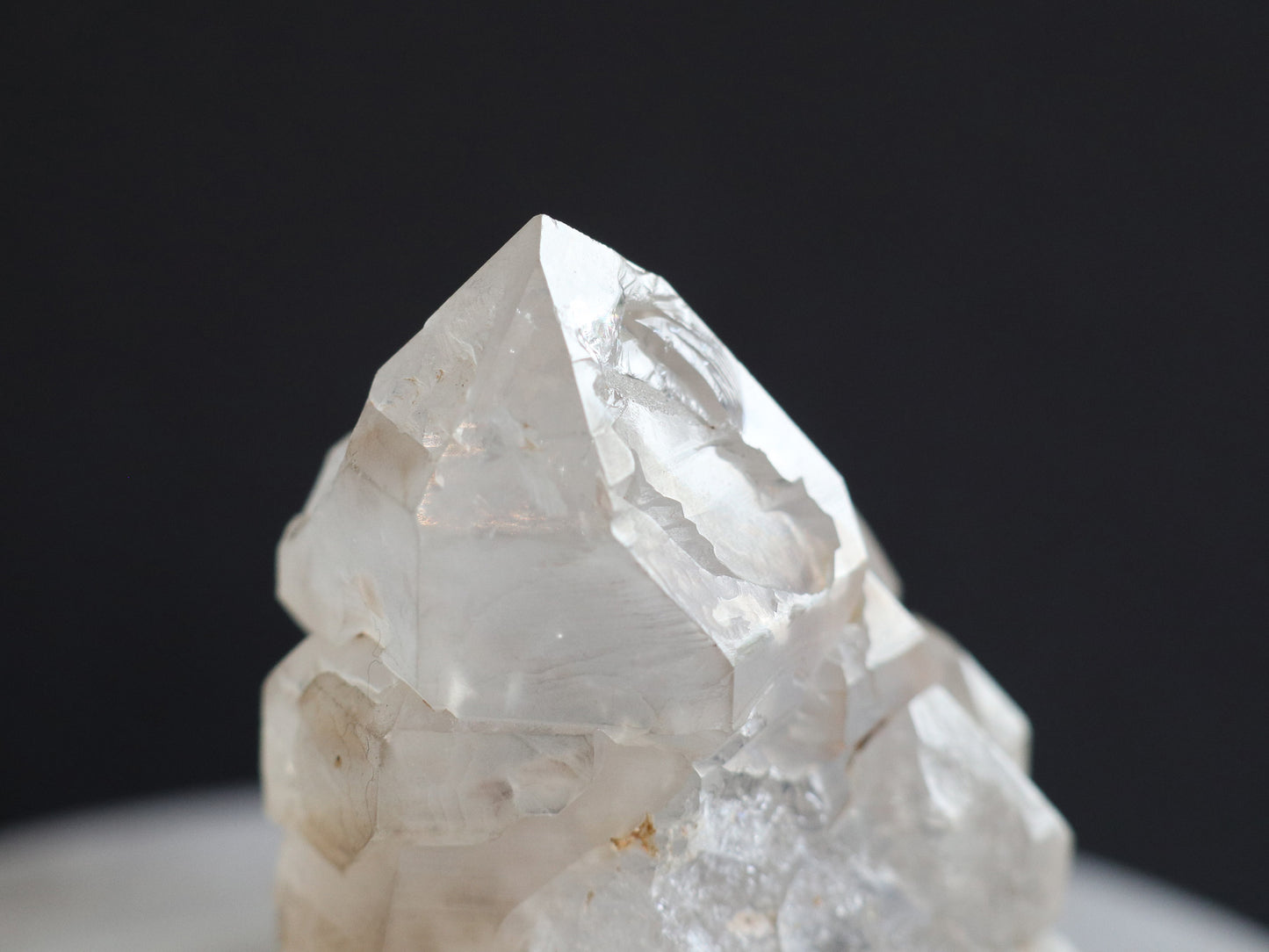 エレスチャル、セプター、レインボー、ガネーシュヒマール産ヒマラヤ水晶原石PN:GG-132