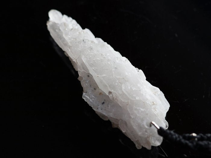 【Special piece】ガネーシュヒマール産エレスチャル水晶とアンティークビーズのデザイン編みネックレスPN:HCN-35