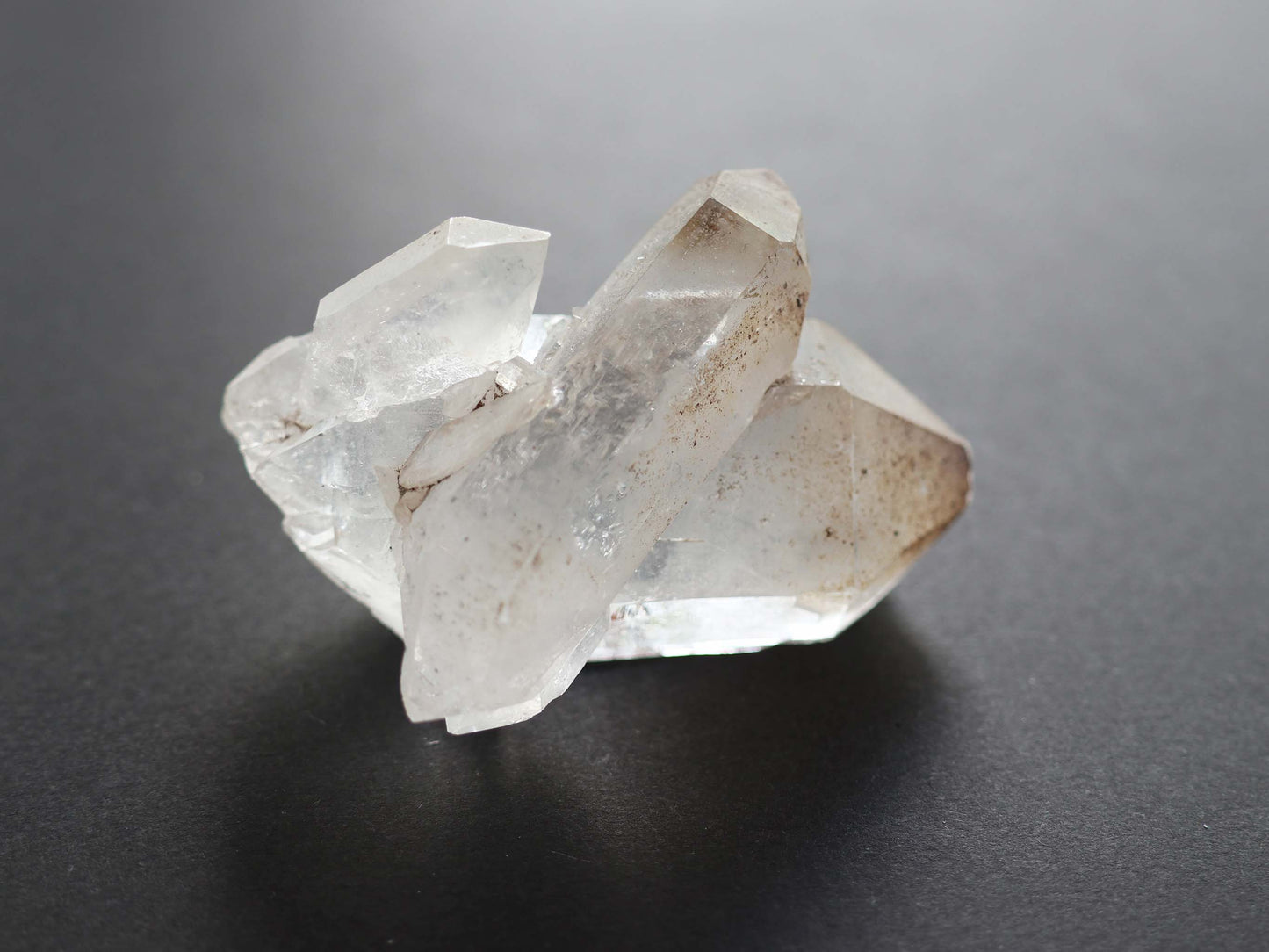 ダブルポイント、クロス、フローターガネーシュヒマール産ヒマラヤ水晶PN:GG-156