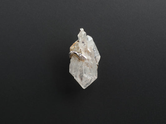 （ナーガデザイン）ヒマラヤガネーシュヒマール産原石エレスチャル水晶ペンダントトップPN:HCS-S06
