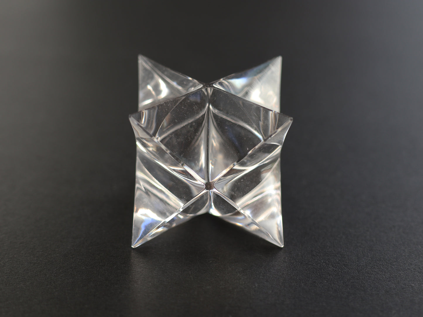 ガネーシュヒマール産 ヒマラヤ 水晶 マカバスター　六芒星　ヘキサグラム　星形八面体